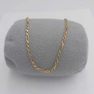 CADENA ORO COMBINADO 14 K 19,10 GRMS (SEMINUEVO)