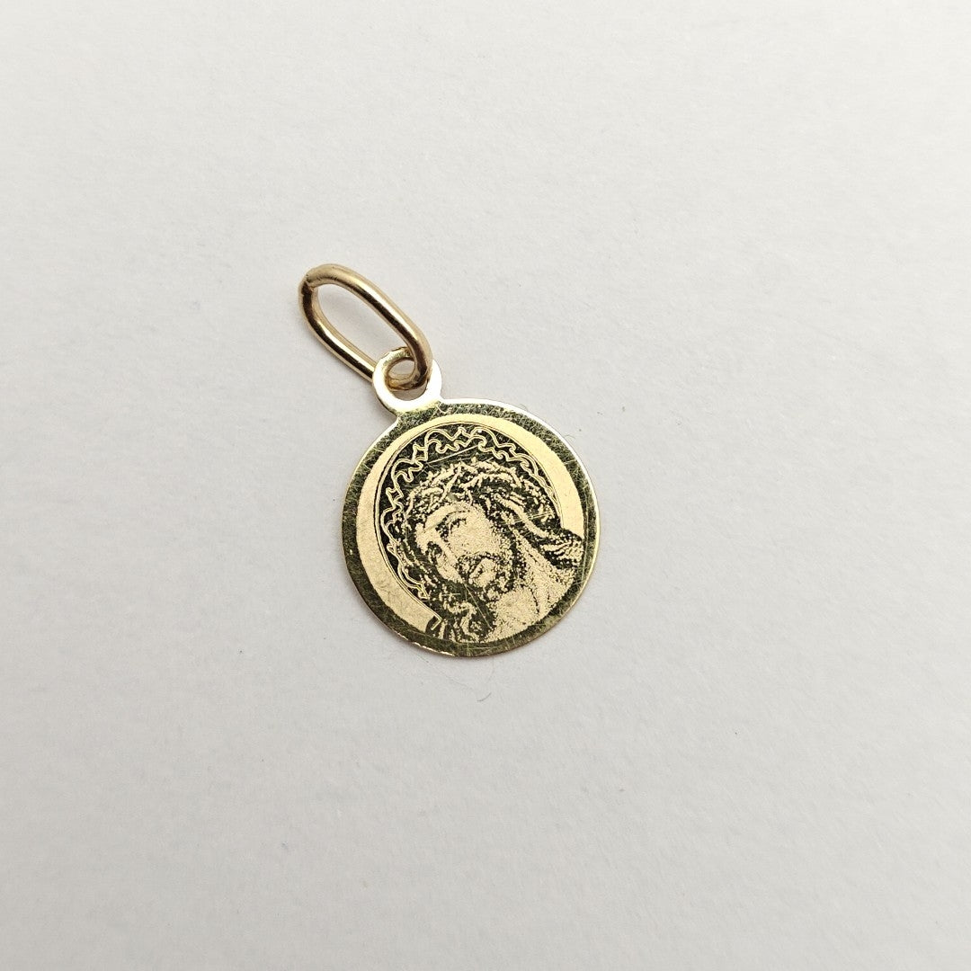 MEDALLA RELIGIOSA ORO 14 K 0,50 GRMS (SEMINUEVO)