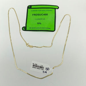 CADENAS BARBADA AMARILLA ORO 14K 1.9 (NUEVO)