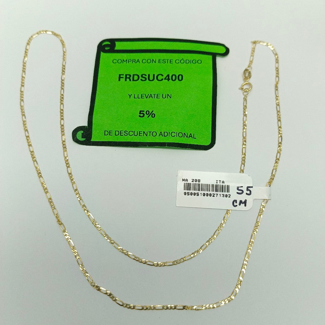 CADENAS CARTIER 3 1 AMARILLA ORO 14K 2.2 (NUEVO)