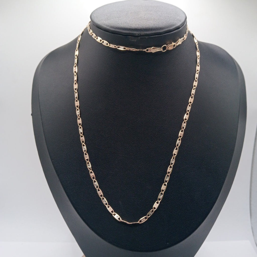 CADENA ORO, ORO COMBINADO 10 K 6.2 GRMS (SEMINUEVO)