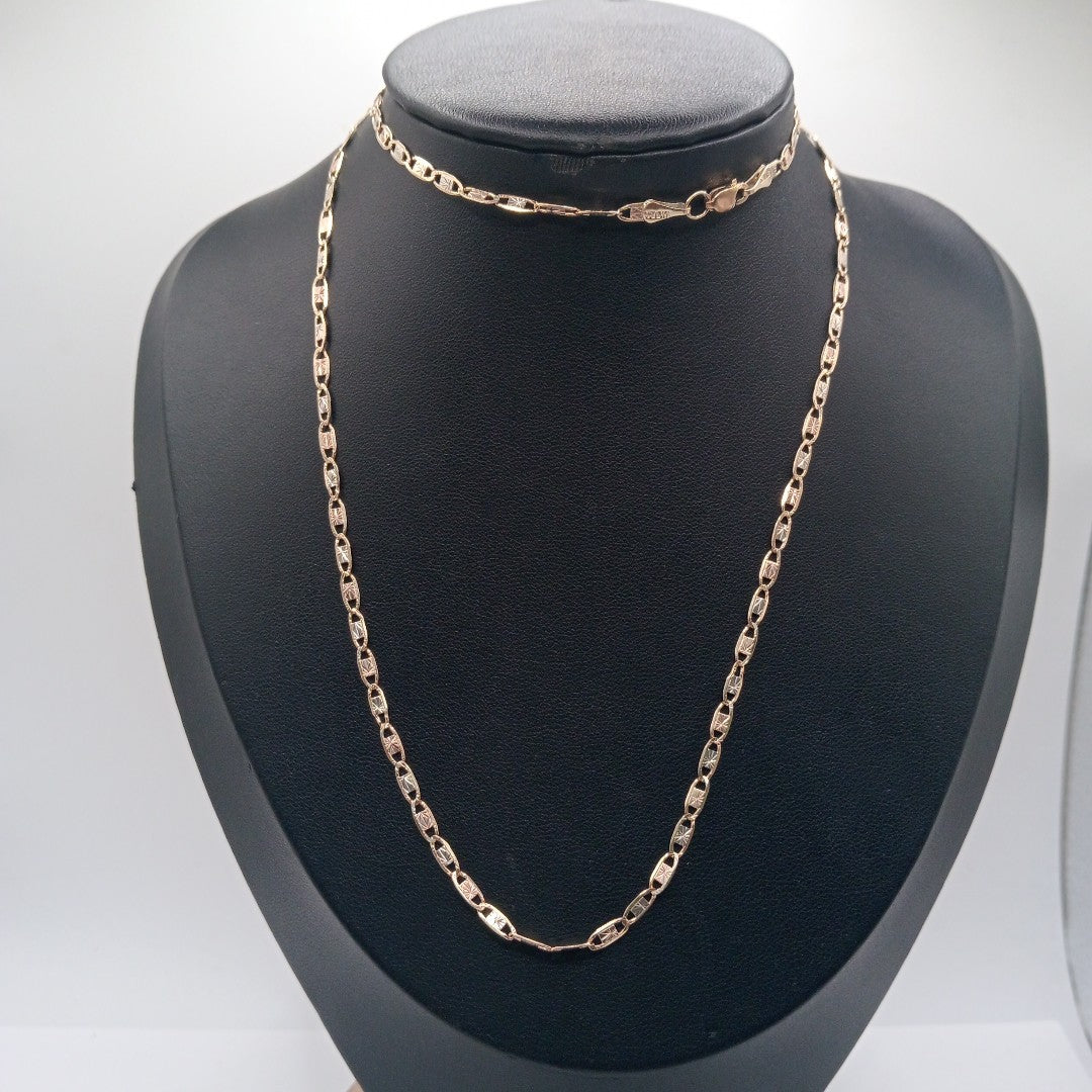 CADENA ORO, ORO COMBINADO 10 K 6.2 GRMS (SEMINUEVO)