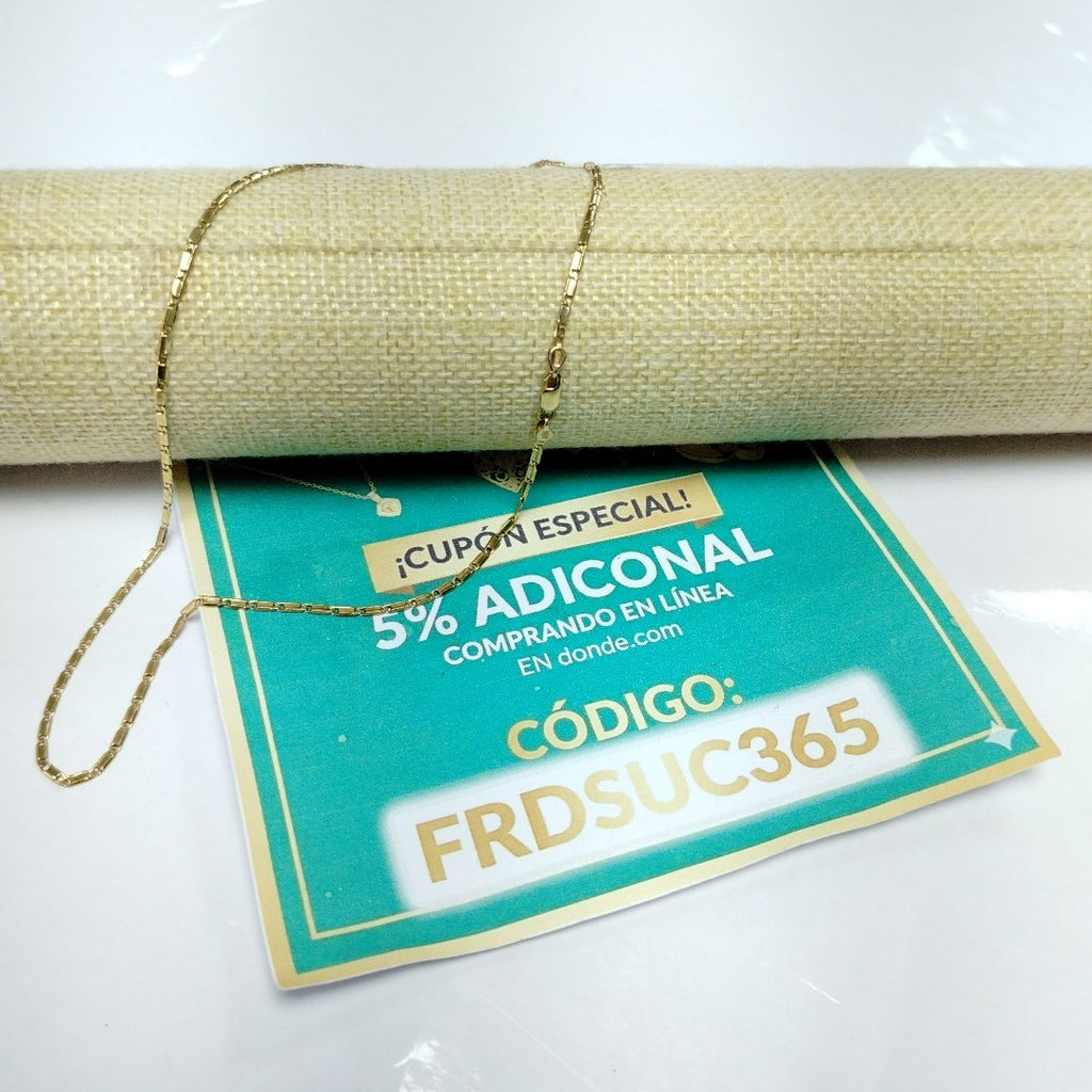 CADENA ORO 14 K 5.5 GRMS (SEMINUEVO)