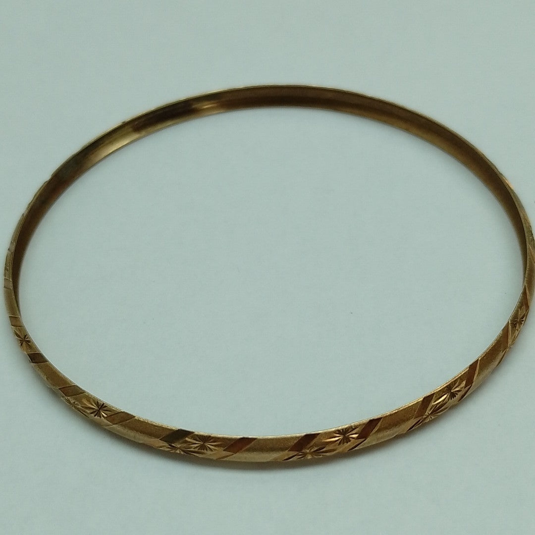 PULSERA RIGIDA ORO 10 K 4,80 GRMS (SEMINUEVO)