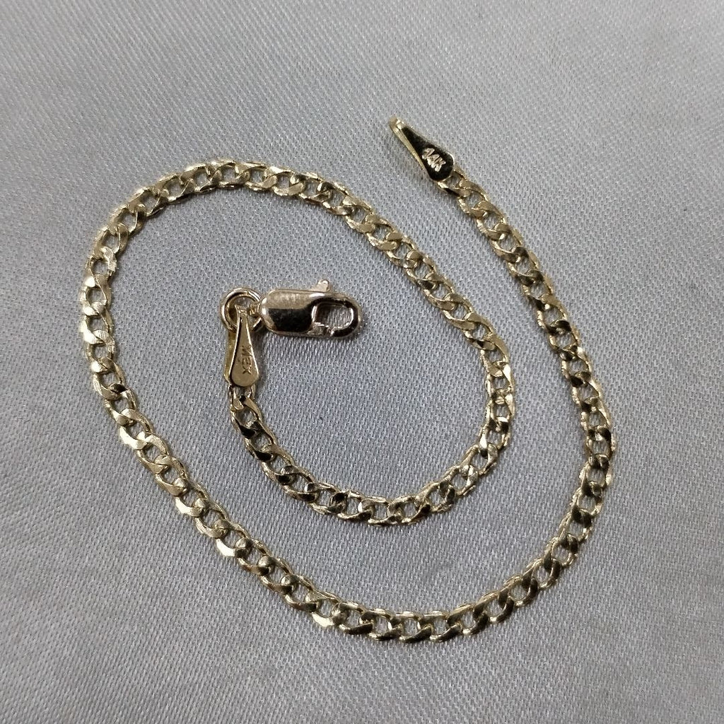 PULSERA BARBADA 14K 18 CM 2 GR (NUEVO)