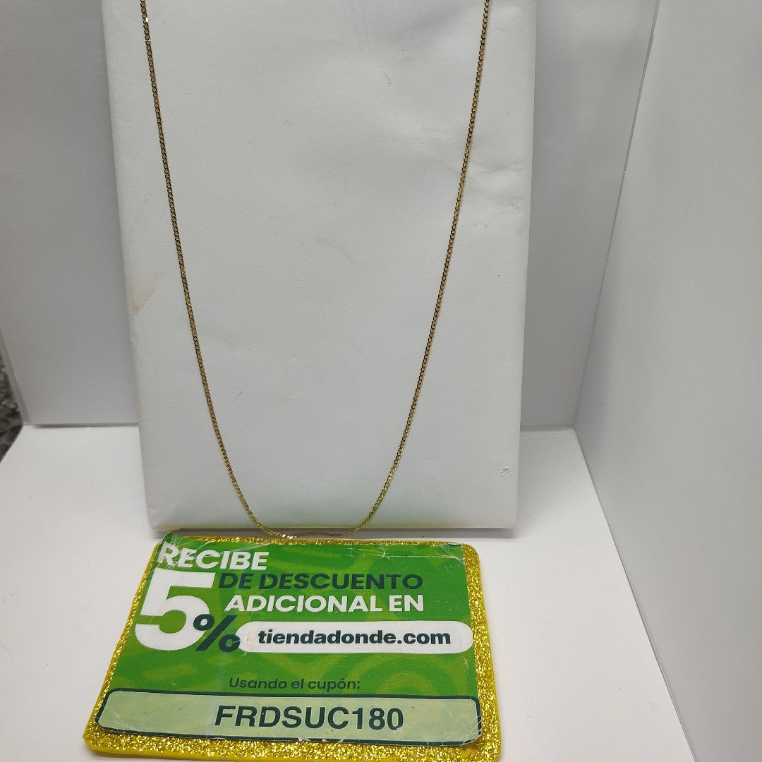 CADENAS BARBADA AMARILLA ORO 14K 2.1 (NUEVO)