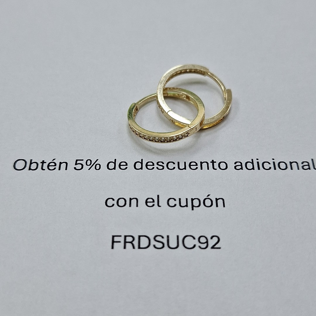 HUGGIES ORO 14K 1.6 (NUEVO)