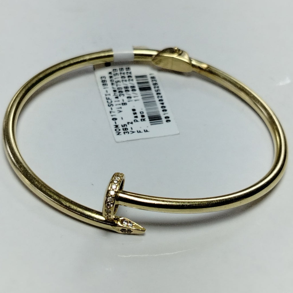 PULSERA RIGIDA ORO 10 K 7.7 GRMS (SEMINUEVO)