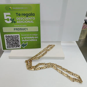 CADENA ORO 14 K 82.8 GRMS (SEMINUEVO)