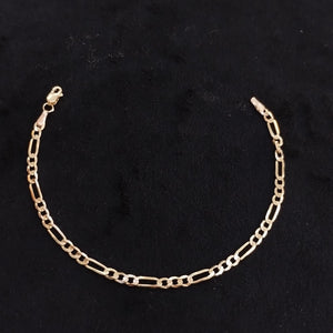 PULSERA TEJIDO 3X1 14K 18 CM 2.6 GR (NUEVO)