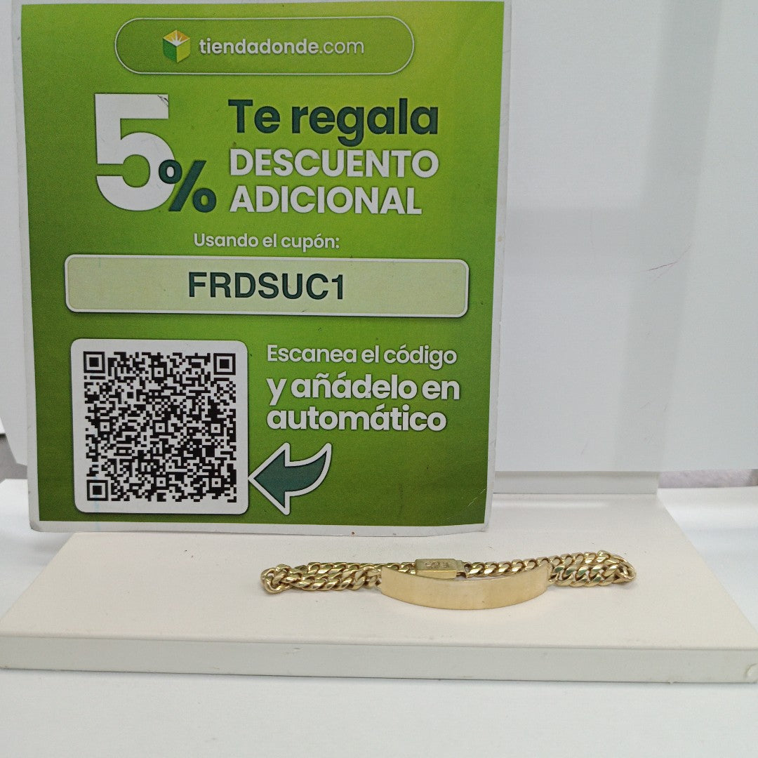 ESCLAVA ORO 14 K 19.3 GRMS (SEMINUEVO)