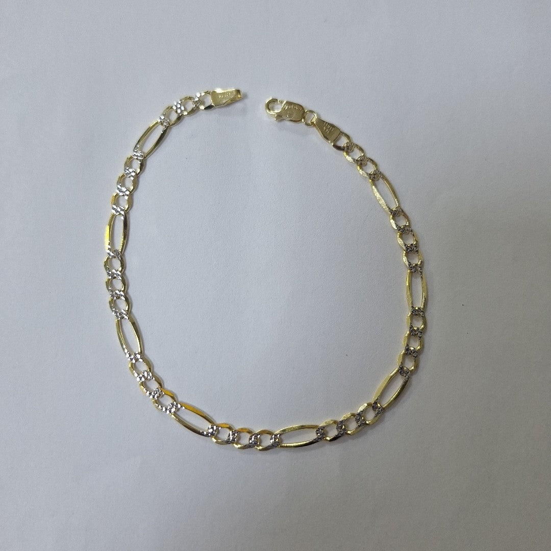 PULSERAS CABALLERO CARTIER 3 1 DIAMANTAD ORO 14K 4.6 (NUEVO)