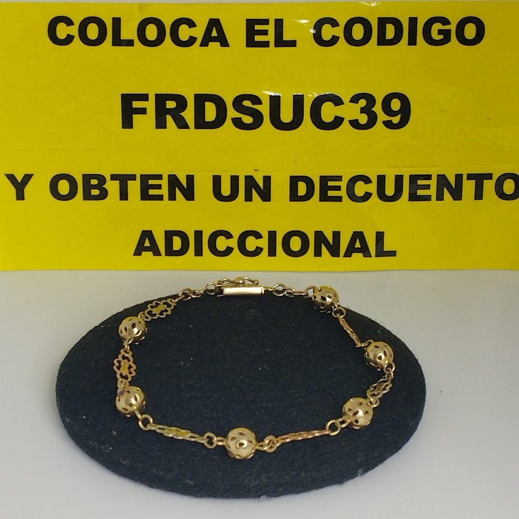 PULSERA ORO 14 K 5.3 GRMS (SEMINUEVO)