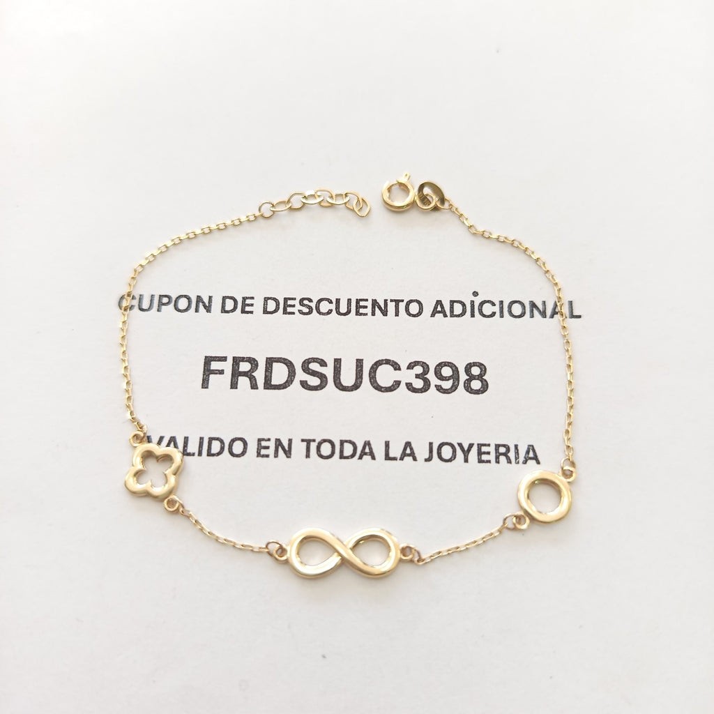 PULSERAS DAMA ORO 14K 1.5 (NUEVO)