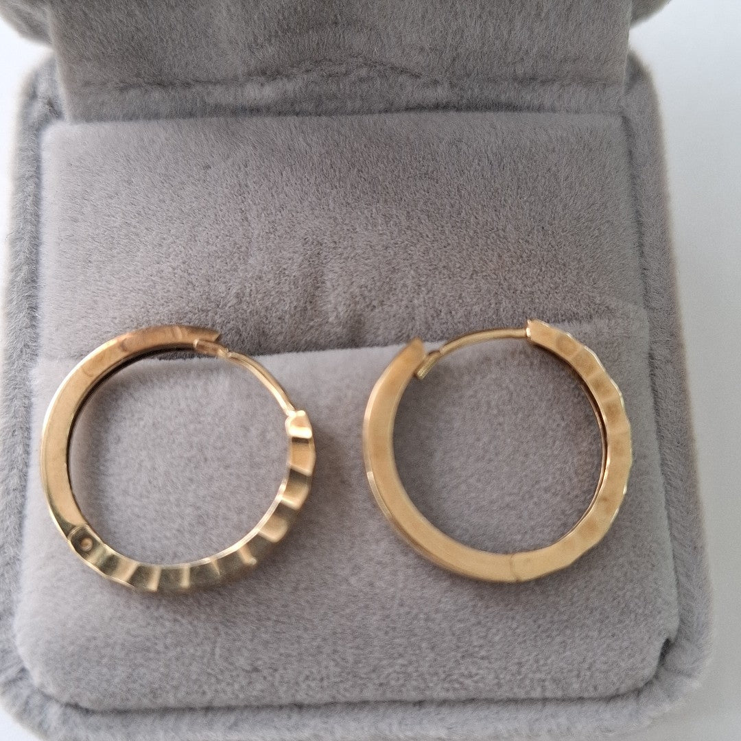 ARRACADAS PAR ORO 10 K 1.6 GRMS (SEMINUEVO)