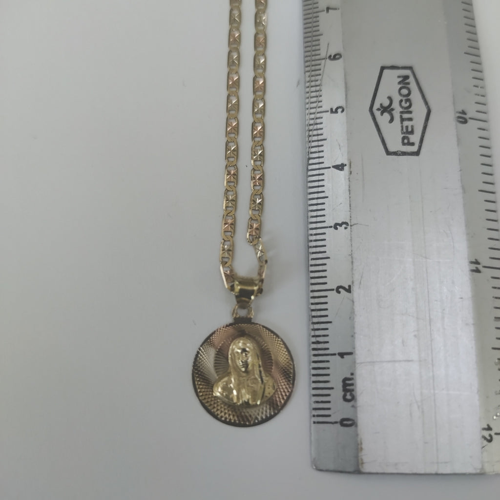 CADENA, DIJE ORO 10 K 3.9 GRMS (SEMINUEVO)