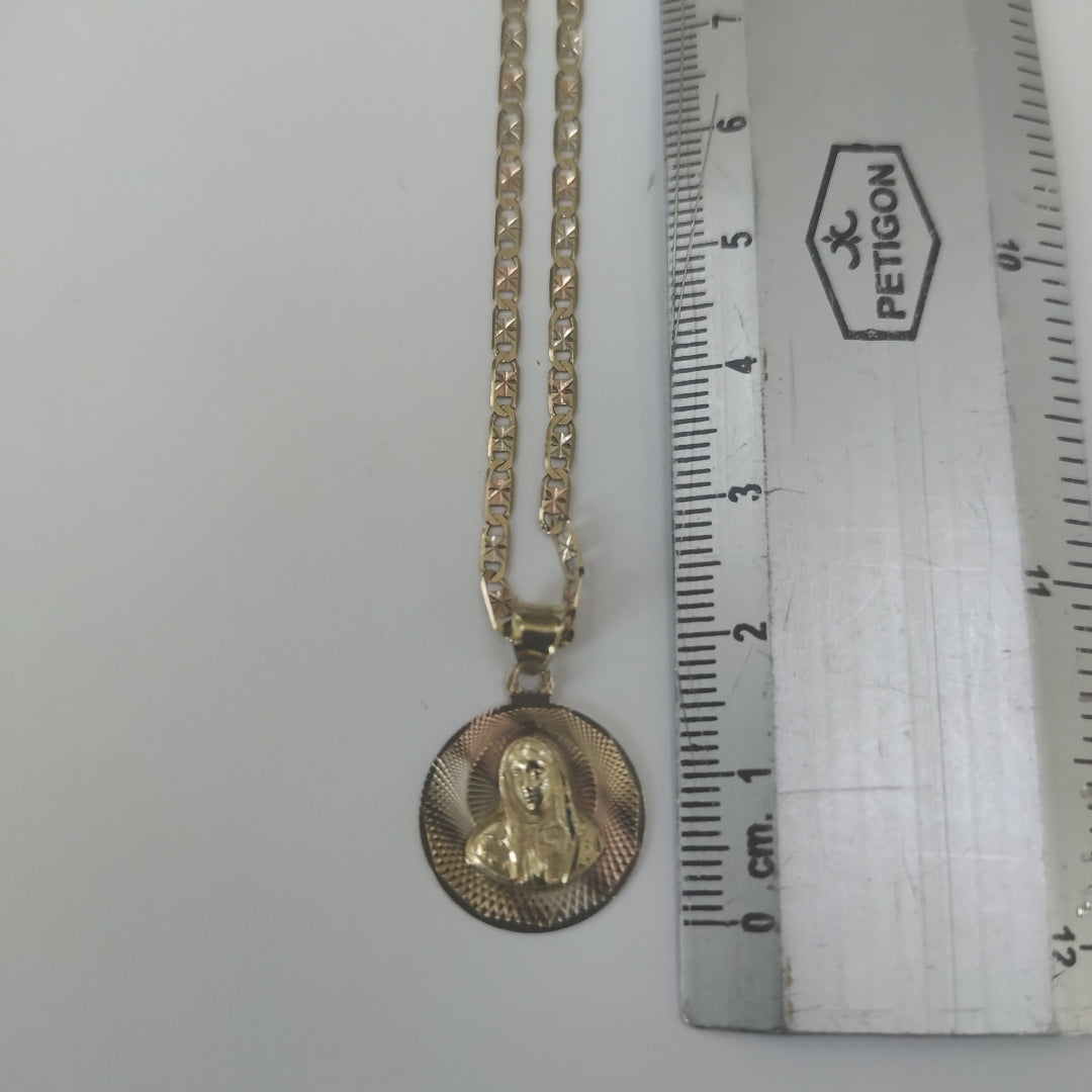 CADENA, DIJE ORO 10 K 3.9 GRMS (SEMINUEVO)
