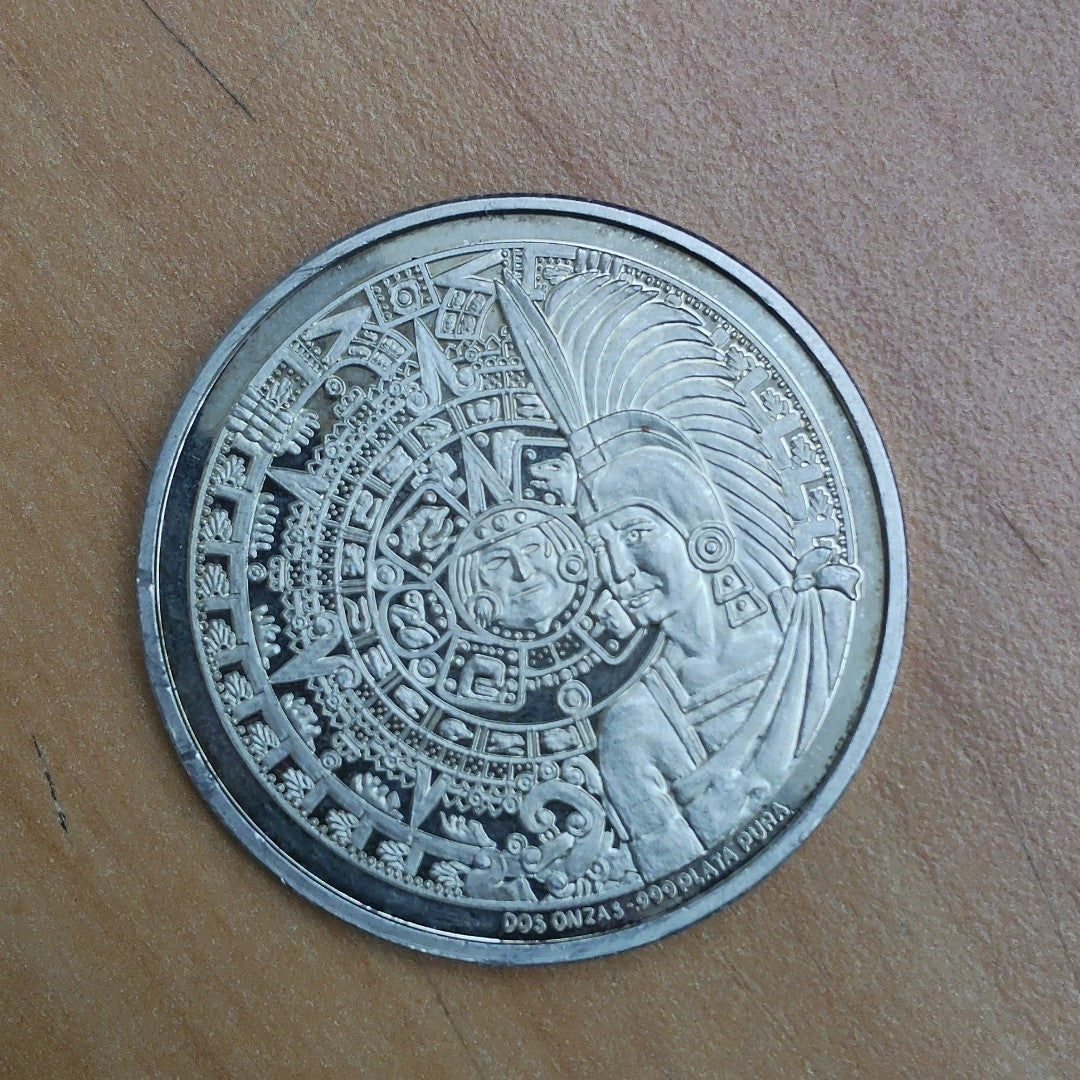 MEDALLA CONMEMORATIVA PLATA 62.3 GRMS (SEMINUEVO)