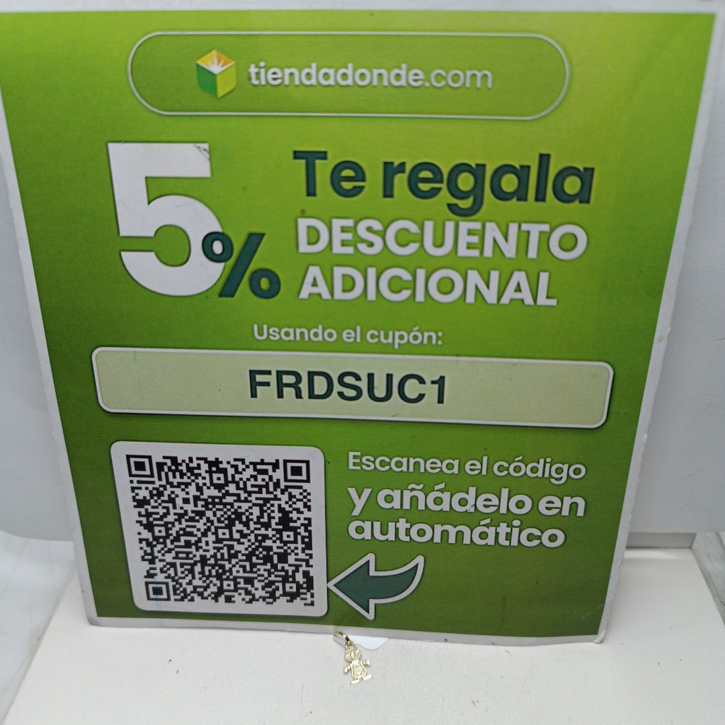 DIJE NIÑO 10K 0.3 GR (NUEVO)