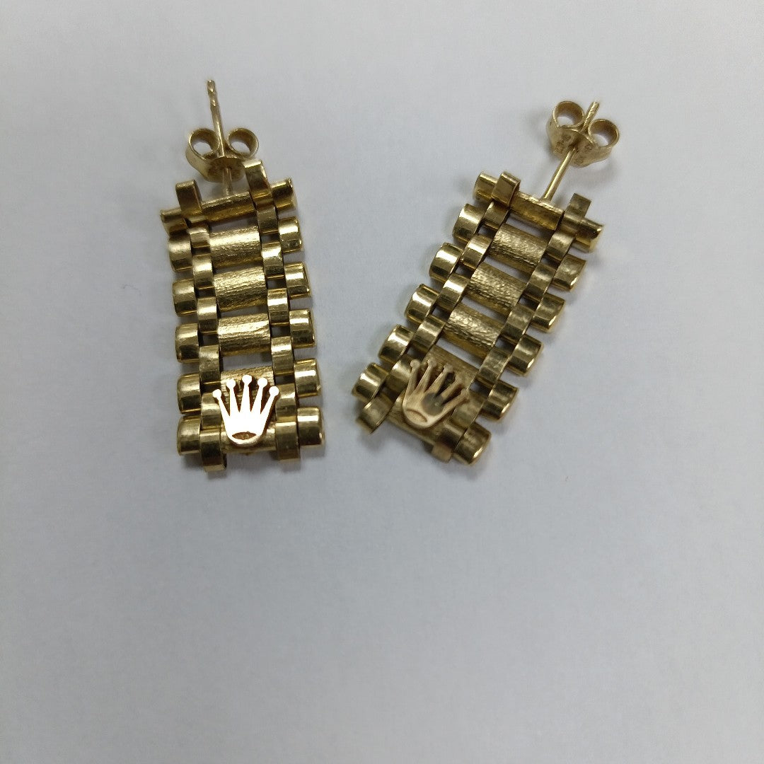 ARETES PAR ORO 10 K 3.2 GRMS (SEMINUEVO)