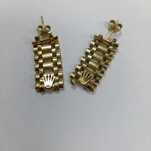 ARETES PAR ORO 10 K 3.2 GRMS (SEMINUEVO)
