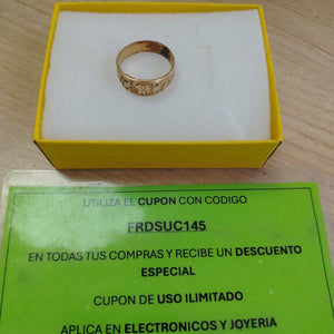 ARGOLLA DE LA SUERTE ORO 10 K 3.3 GRMS (SEMINUEVO)