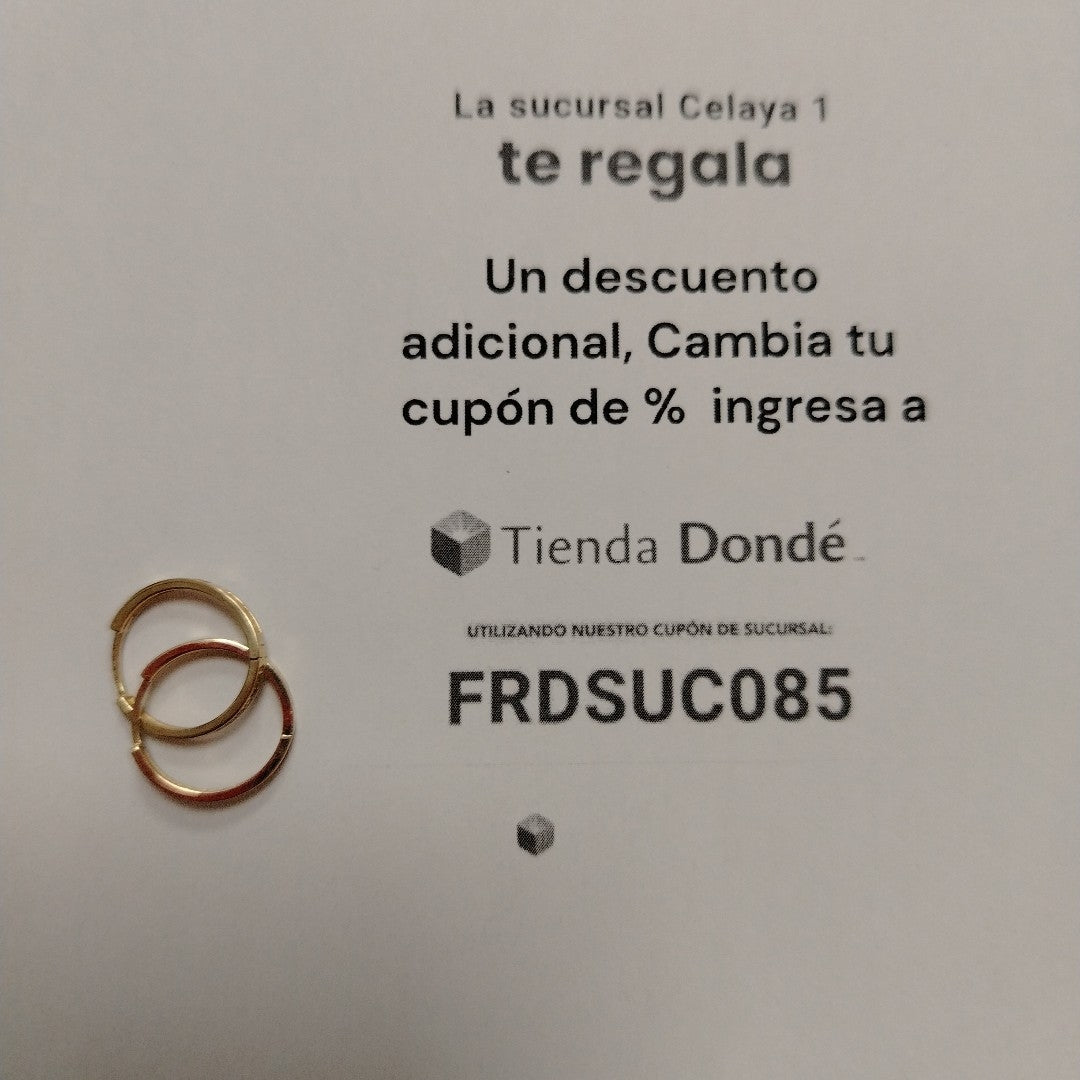 HUGGIES ORO 14K 1.7 (NUEVO)