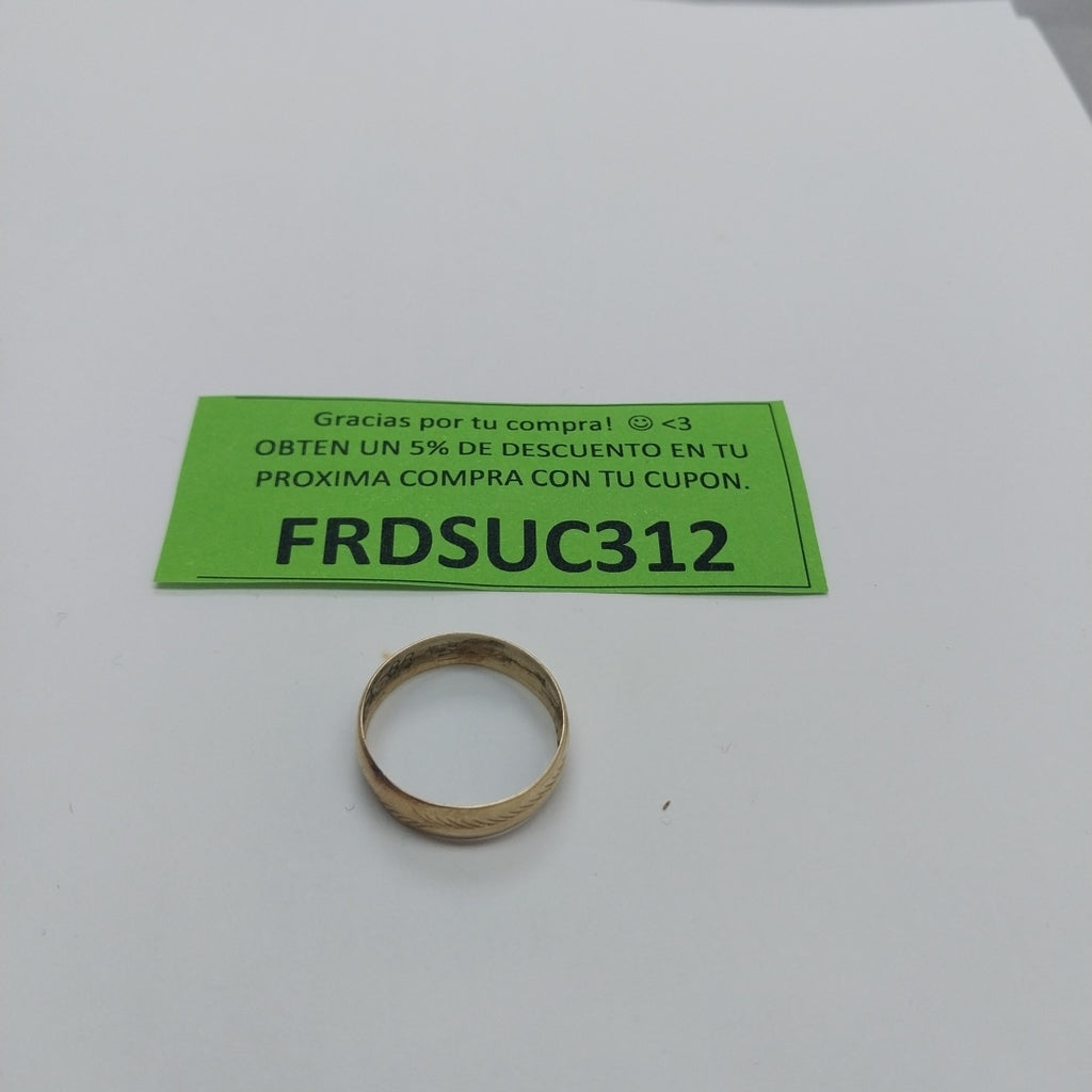 ARGOLLA ORO 10 K 1.1 GRMS (SEMINUEVO)