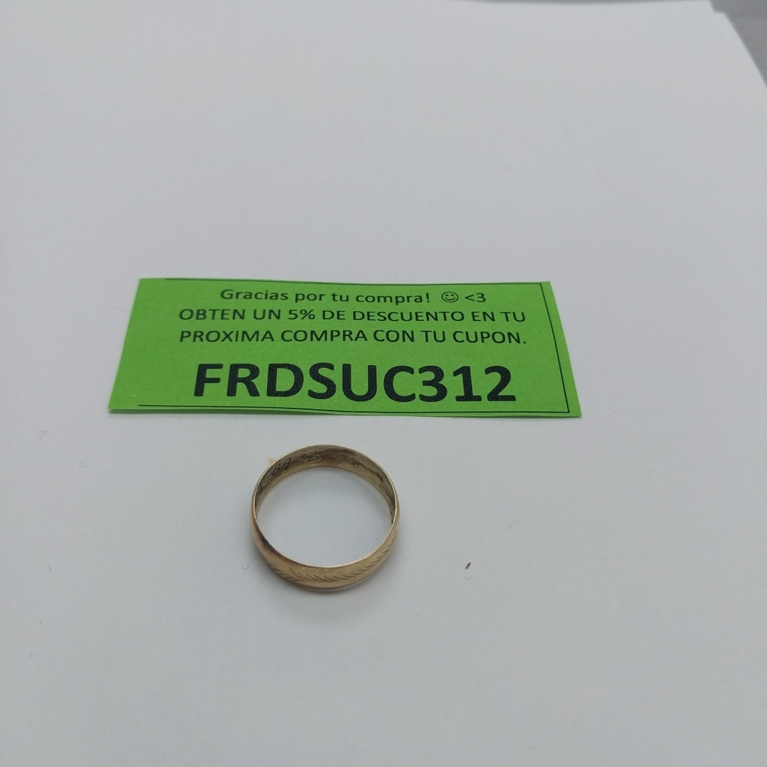 ARGOLLA ORO 10 K 1.1 GRMS (SEMINUEVO)