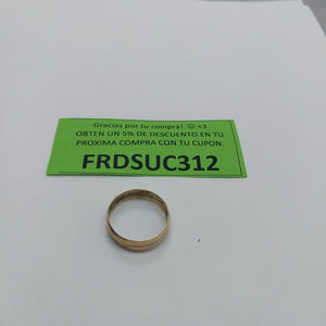 ARGOLLA ORO 10 K 1.1 GRMS (SEMINUEVO)