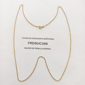 CADENA ORO 10 K 3.4 GRMS (SEMINUEVO)
