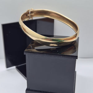 PULSERA RIGIDA ORO 14 K 7,40 GRMS (SEMINUEVO)