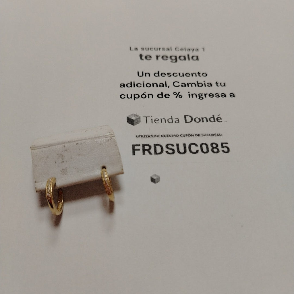 HUGGIES ORO 14K 1.3 (NUEVO)