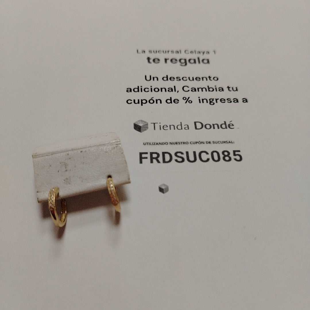 HUGGIES ORO 14K 1.3 (NUEVO)