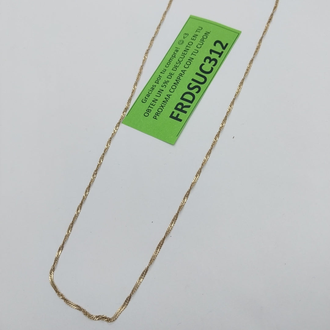 CADENA ORO 14 K 2.5 GRMS (SEMINUEVO)
