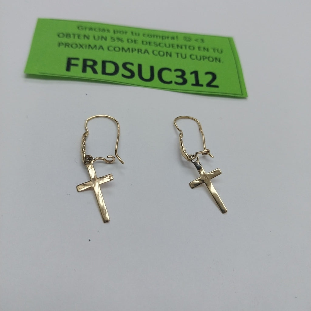 ARETES PAR ORO 10 K 0.8 GRMS (SEMINUEVO)