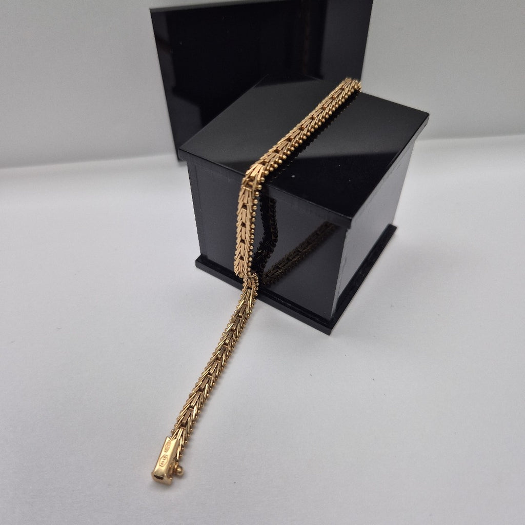 PULSERA ORO COMBINADO 14 K 11,70 GRMS (SEMINUEVO)