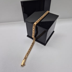 PULSERA ORO COMBINADO 14 K 11,70 GRMS (SEMINUEVO)