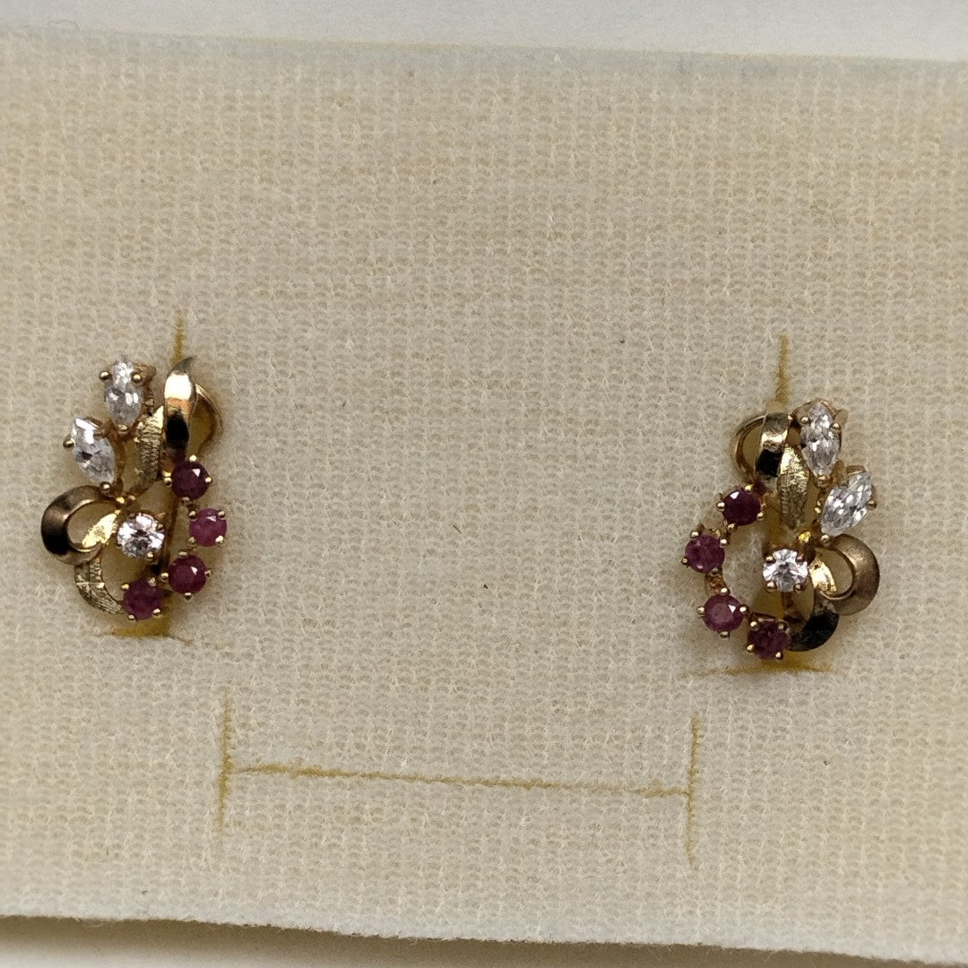 ARETES PAR ORO 10 K 3,50 GRMS (SEMINUEVO)