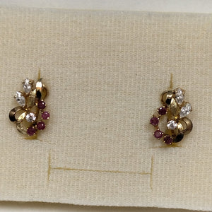 ARETES PAR ORO 10 K 3,50 GRMS (SEMINUEVO)