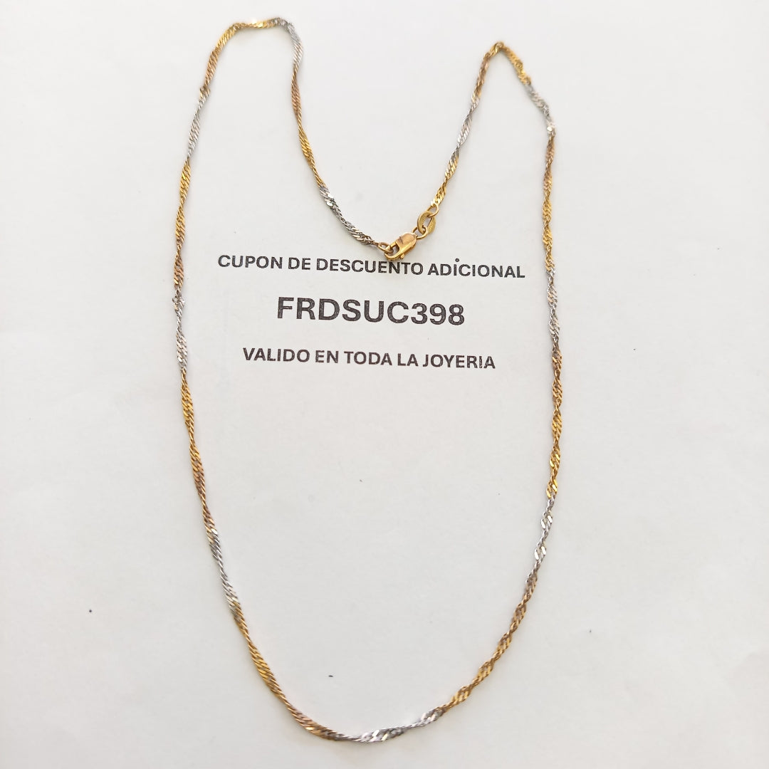 CADENA ORO 10 K 3.5 GRMS (SEMINUEVO)