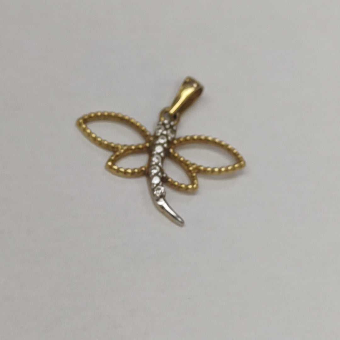 DIJE ORO, ORO COMBINADO 14 K 0.9 GRMS (SEMINUEVO)