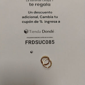 HUGGIES ORO 14K 1.3 (NUEVO)