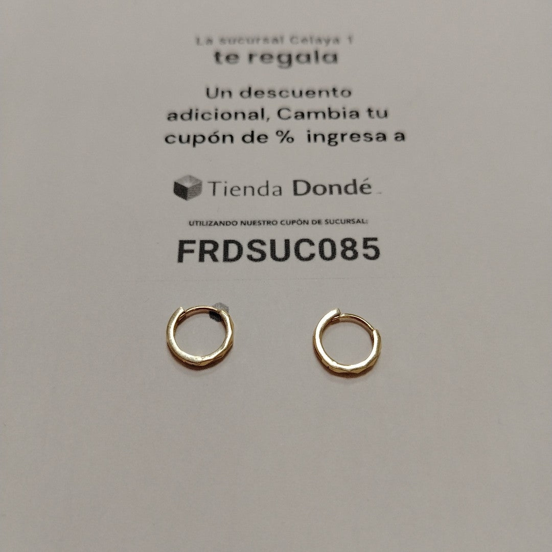 HUGGIES ORO 14K 1.3 (NUEVO)