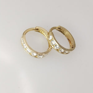 ARRACADAS PAR ORO 14 K 0.8 GRMS (SEMINUEVO)