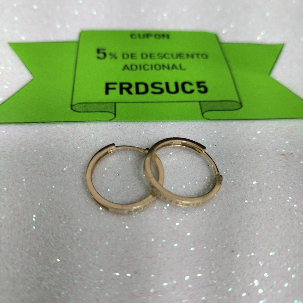 HUGGIES ORO 14K 1.6 (NUEVO)