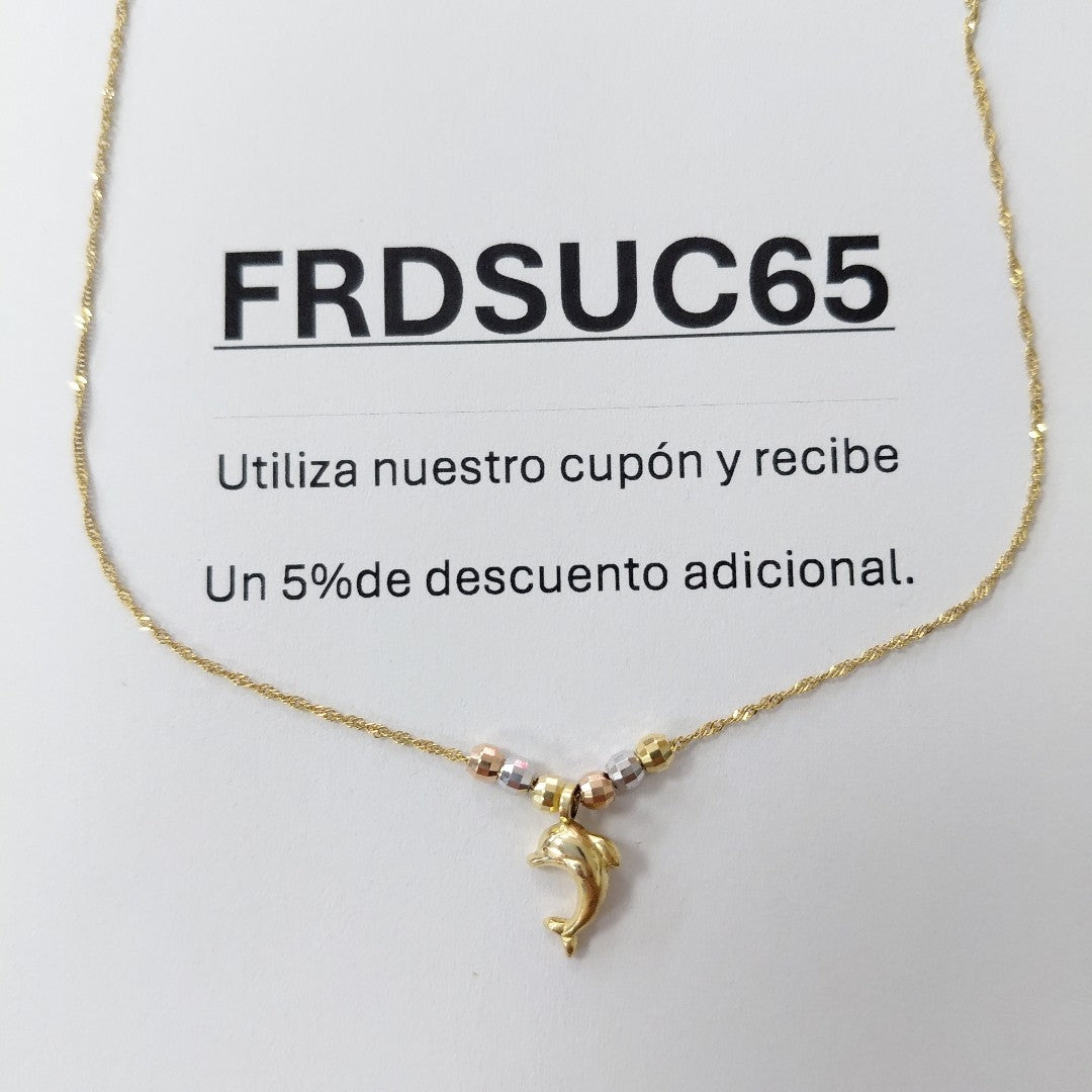 GARGANTILLA ORO 14 K 1.4 GRMS (SEMINUEVO)