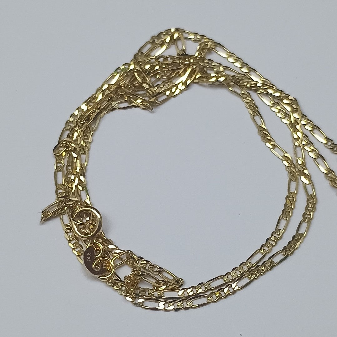 CADENAS CARTIER 3 1 AMARILLA ORO 14K 2.3 (NUEVO)