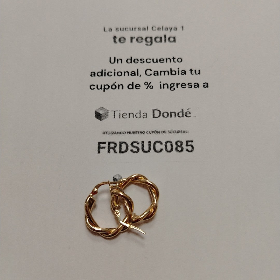 ARRACADAS ORO 14K 1.8 (NUEVO)