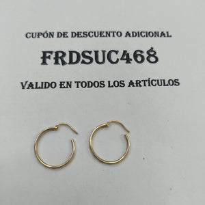 ARRACADAS PAR ORO 10 K 1.1 GRMS (SEMINUEVO)